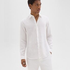 Theory like new Irving Shirt in Relaxed Linen